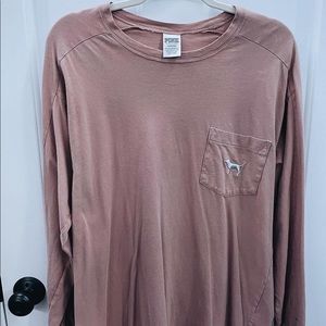 pink long sleeve